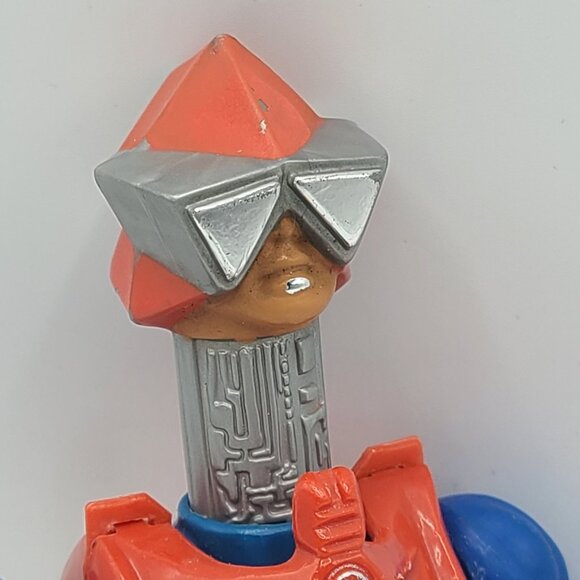 Mekaneck Action Figure 1983 Vintage MOTU Mattel Original W/ Yellow Weapon & Red - Picture 2 of 6